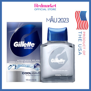 [HCM] Nước Hoa Dưỡng Da Sau Cạo Râu Gillette After Shave Splash Cool Wave (100ML)
