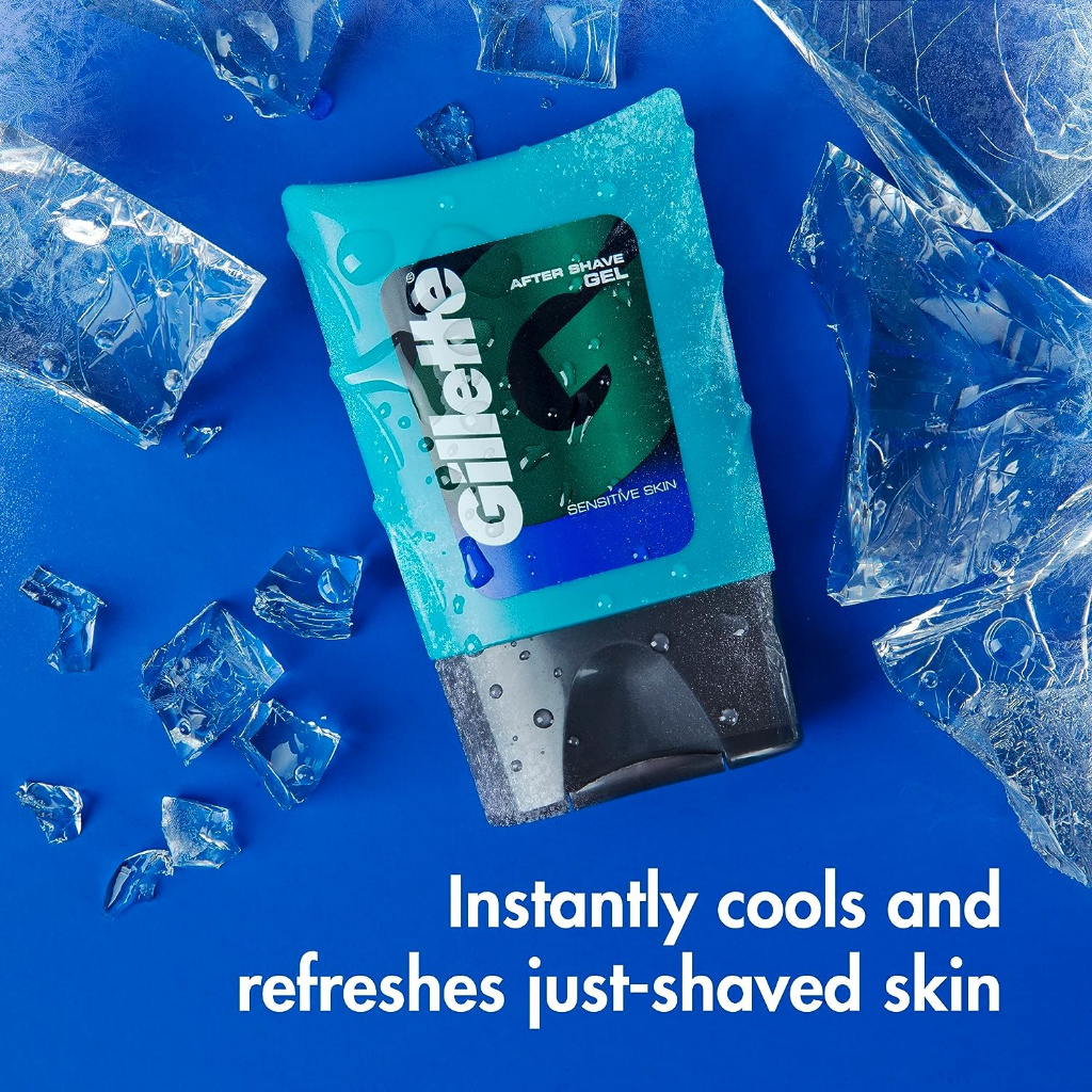Gel dưỡng da sau cạo râu cho da nhạy cảm Gillette After Shave 75ml