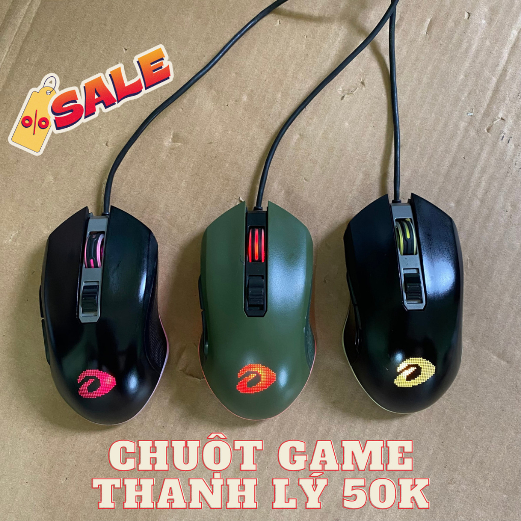 Chuột Gaming Hàng Thanh Lý Các Loại Còn Dùng Bình Thường - Bảo Hành 6 Tháng