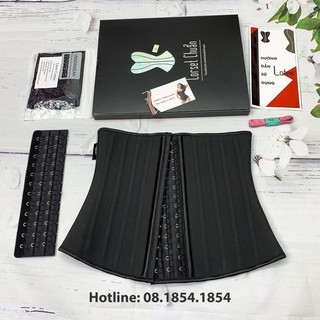 [Tặng áo liner+thanh nới]Đai Nịt Bụng corset latex 25 xương giảm mỡ bụng cao su non siết eo Hy Lạp Hàng Chuẩn cao cấp