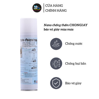 Xịt Chống Thấm Nước Nano Bảo Vệ Giày, Túi Xách CHONGIAY 150ml