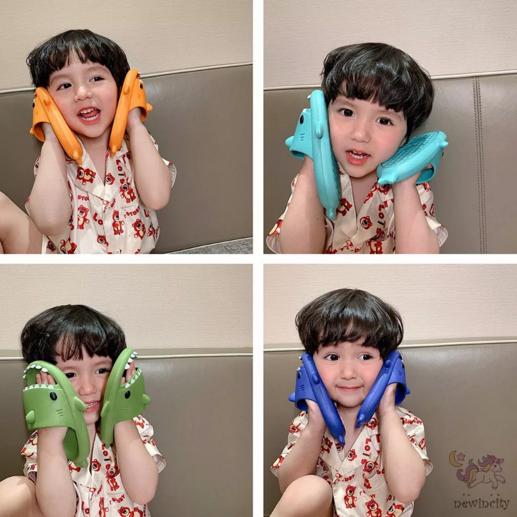 Dép cá mập trẻ em size cho bé trai,bé gái đi trong nhà,đi chơi siêu cute