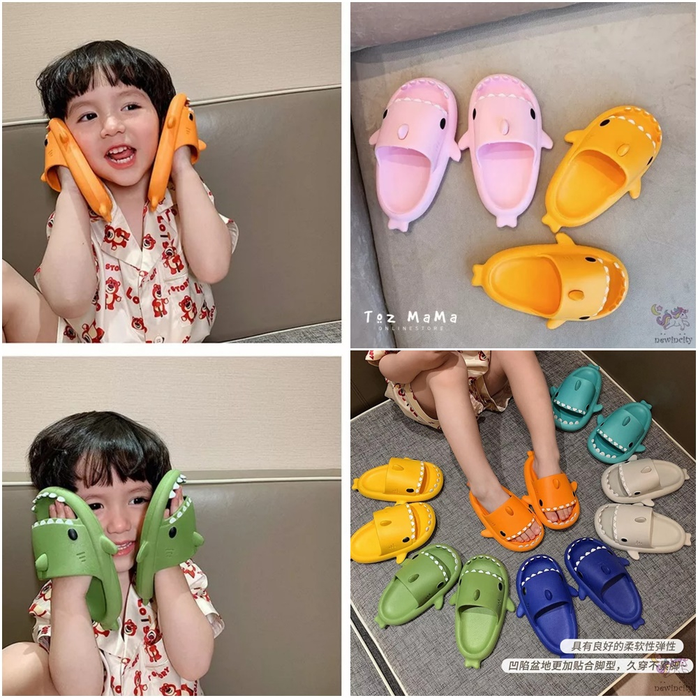 Dép cá mập trẻ em size cho bé trai,bé gái đi trong nhà,đi chơi siêu cute