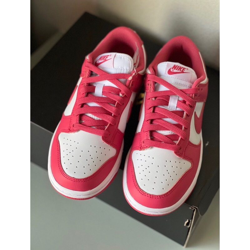 The best dunk!giày sneaker dunk low "teamred/archeo pink"