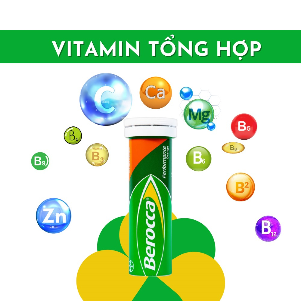 BEROCCA PERFORMANCE-VIÊN SỦI BỔ SUNG VITAMIN TỔNG HỢP, TĂNG CƯỜNG SỨC ĐỀ KHÁNG