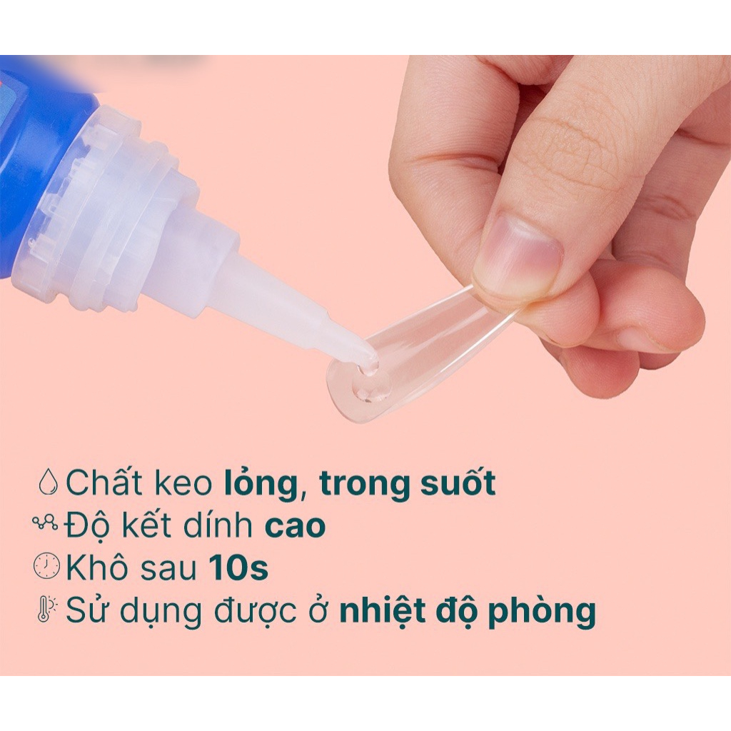 Keo 401 Byb Chính Hãng. Gắn Móng Gải Siêu Chắc. Lọ To 20G