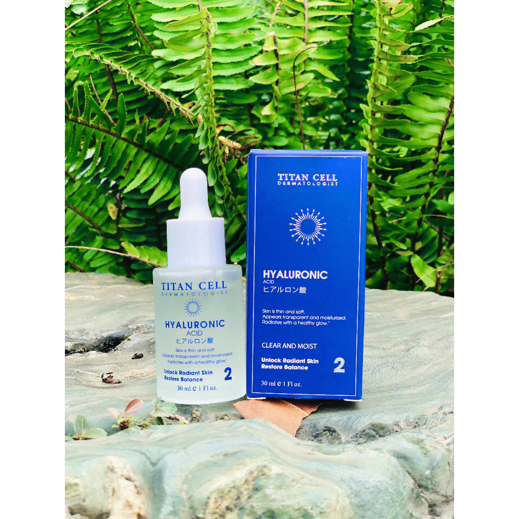 Tinh Chất Serum HYALURONIC ACID TITAN CELL, Cấp Ẩm, Phục Hồi & Tái Tạo Da - 30ml
