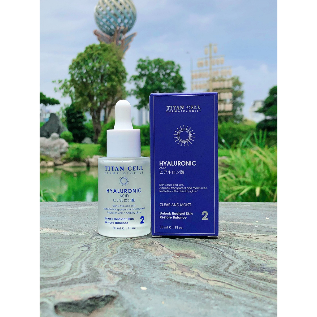 Tinh Chất Serum HYALURONIC ACID TITAN CELL, Cấp Ẩm, Phục Hồi & Tái Tạo Da - 30ml