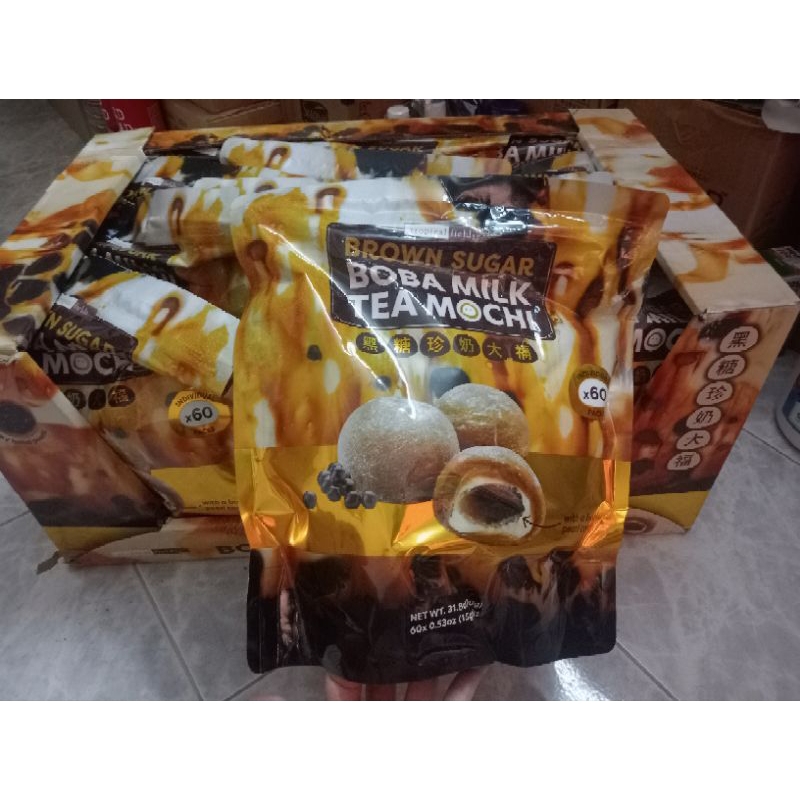 Bánh mochi trà sữa trân châu 900 g date 12/24