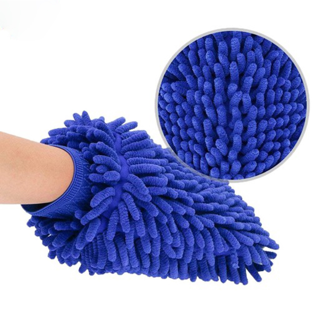 Găng tay rửa xe, bao tay rửa xe đa năng thấm hút tốt giúp lau dọn,cọ rửa ô tô, xe máy, vệ sinh nhà cửa