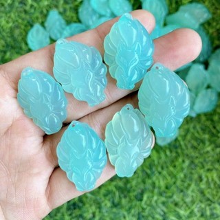 Dây chuyền hồ ly chúa 9 đuôi màu xanh nước biển kèm dây dù đeo cổ