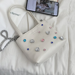 𝐁𝐥𝐚𝐮𝐞𝐁𝐥𝐮𝐦𝐞🦋 🫧✨ Silver  Pom Bag ✨🫧