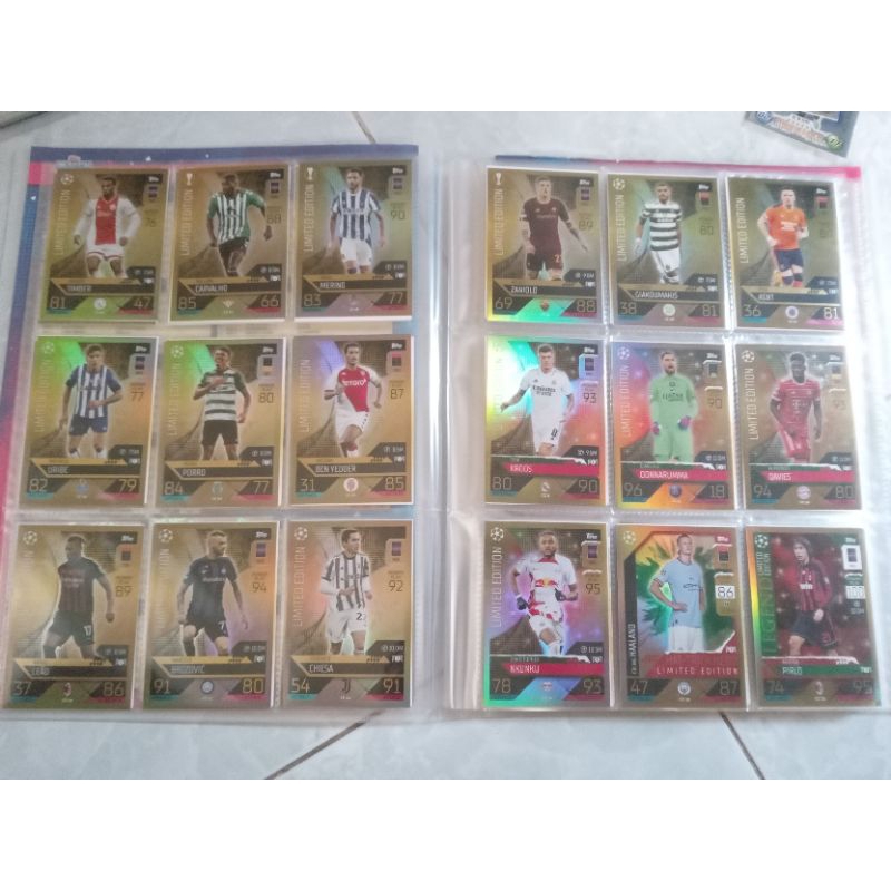 Thẻ Limited Edition 22/23  mùa mới nhất
