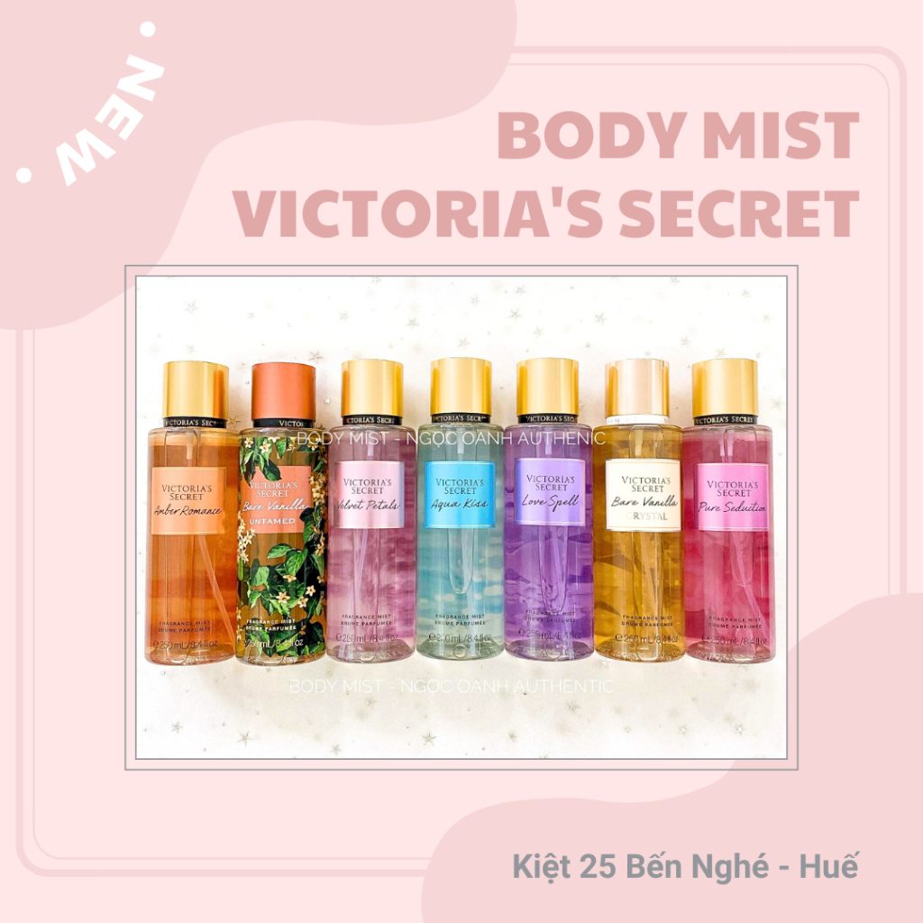 Xịt thơm body mist Victoria's Secret auth xịn