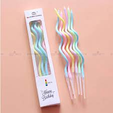 Nến Sinh Nhật Sóng Dài Vỉ 6 Cái