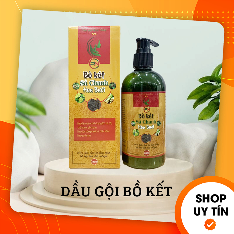 Dầu Gội Bồ Kết Chanh Sả Hoa Bưởi Daichiso 300ml