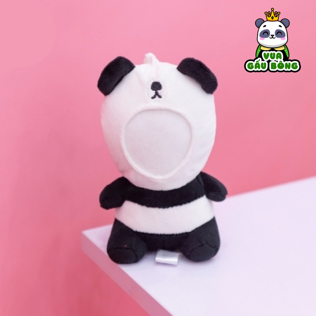 Gấu bông in ảnh, móc khóa thú bông ghép ảnh mặt dễ thương dành cho cặp đôi, bạn thân; quà tặng bạn bè Vua Gấu Bông