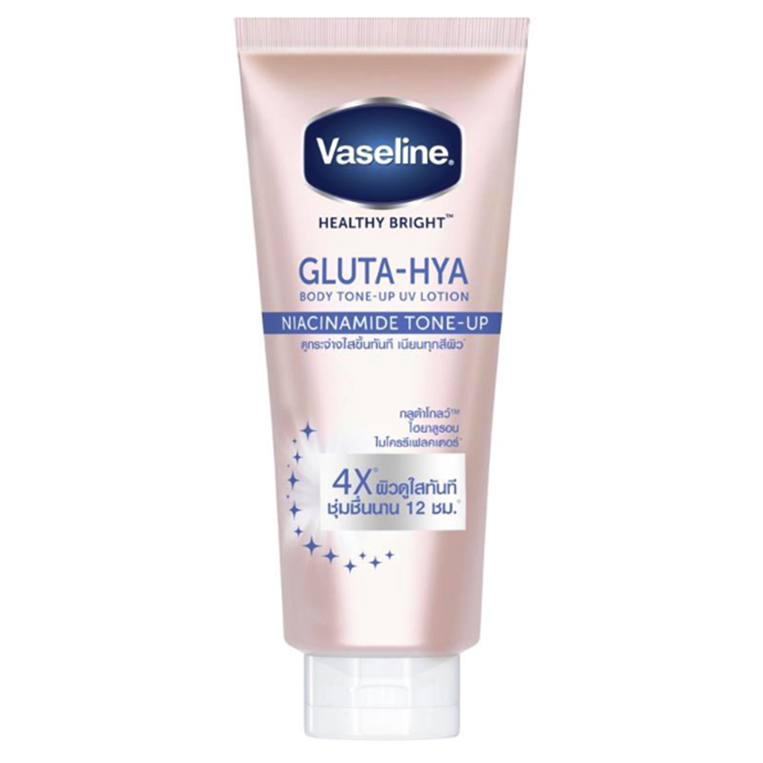 Dưỡng thể Vaseline Healthy Bright Gluta Hya Serum Burst Lotion 10X trắng da mờ nám hiệu quả