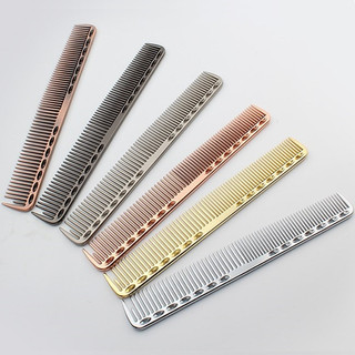 Lược nhôm cắt tóc nam nữ cao cấp loại tốt, lược kim loại cắt tóc dài 18cm.