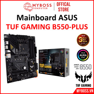 Mainboard asus tuf gaming b550-plus socket am4, 4 khe ram ddr4, atx - fullbox - chính hãng bh 36 tháng !!!