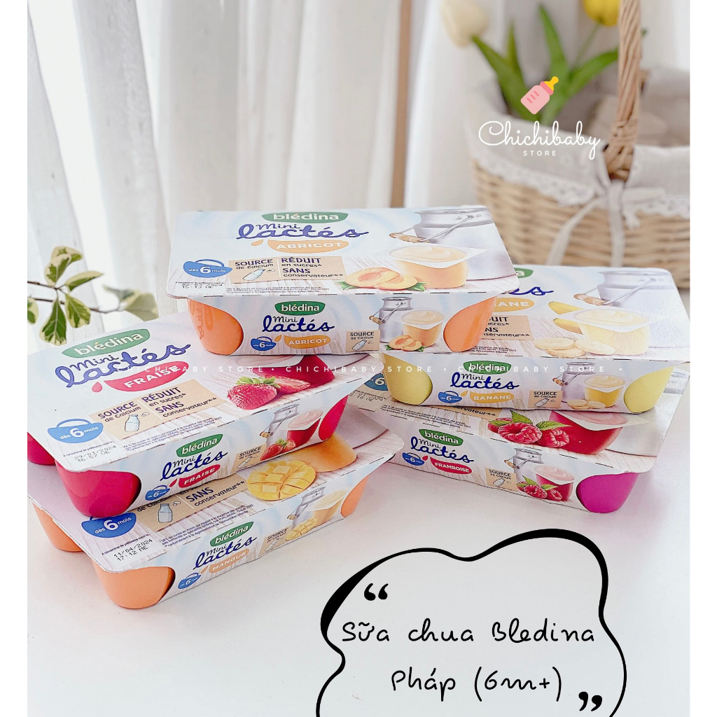 Sữa chua Bledina Pháp cho bé từ 6 tháng