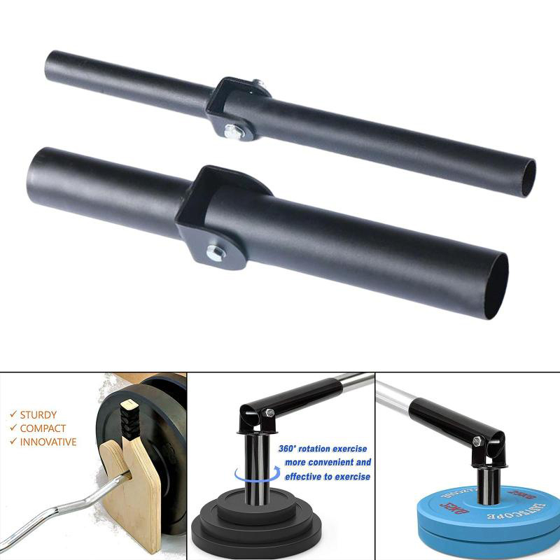 Ống Gắn Thanh Barbell Bar Xoay 360 Độ Luyện Sức Mạnh, Tập Bụng Lưng Xô