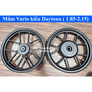 Mâm Vario kiểu Daytona - Màu Đen