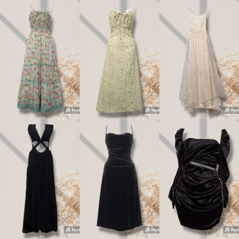 Đầm 2hand, đầm si 145 168 (Ins:catchy_2hand/ catchy._.thrift)