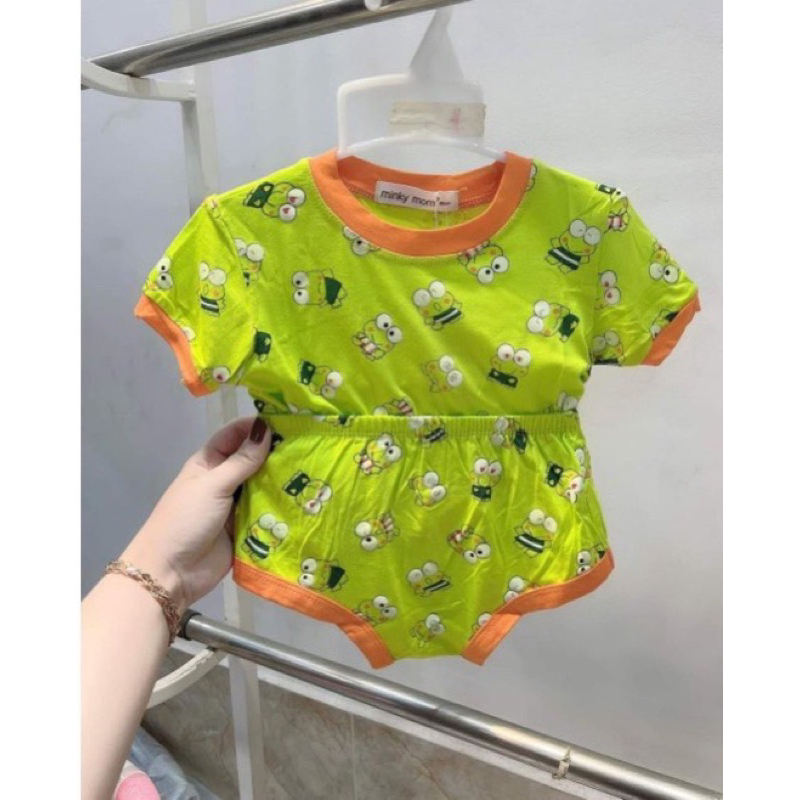 Bộ ngắn tay quần chip siêu mát cho bé sơ sinh -16 kí