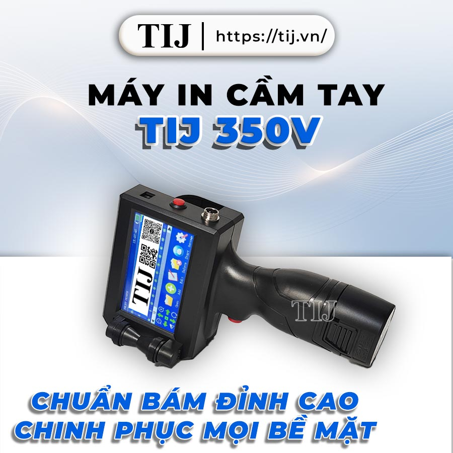 Máy In Date Cầm Tay TIJ 350V  Giá Rẻ - Bảo hành lâu dài - Tặng DDVS