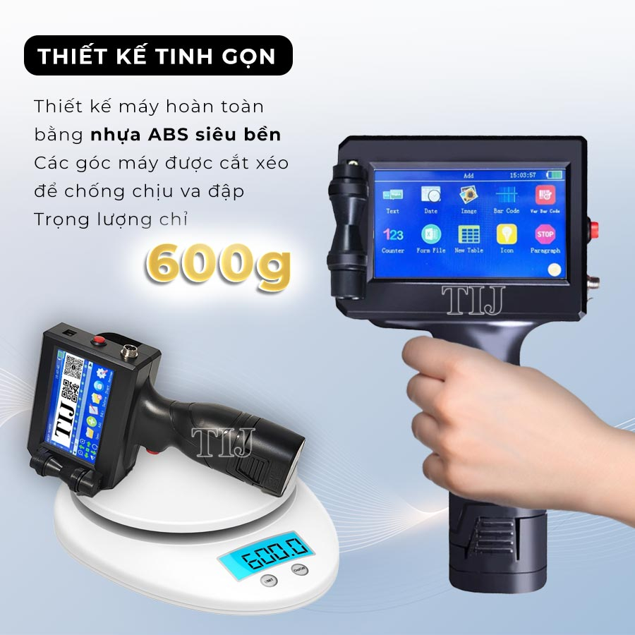 Máy In Date Cầm Tay TIJ 350V  Giá Rẻ - Bảo hành lâu dài - Tặng DDVS