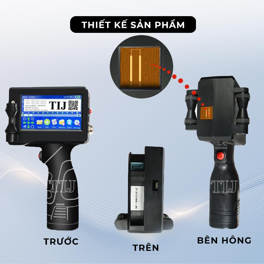 Máy In Date Cầm Tay TIJ 350V  Giá Rẻ - Bảo hành lâu dài - Tặng DDVS