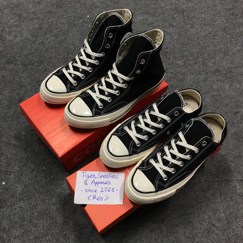Tiger Sneakers - Giày Converse 1970s Black chính hãng | 162058C