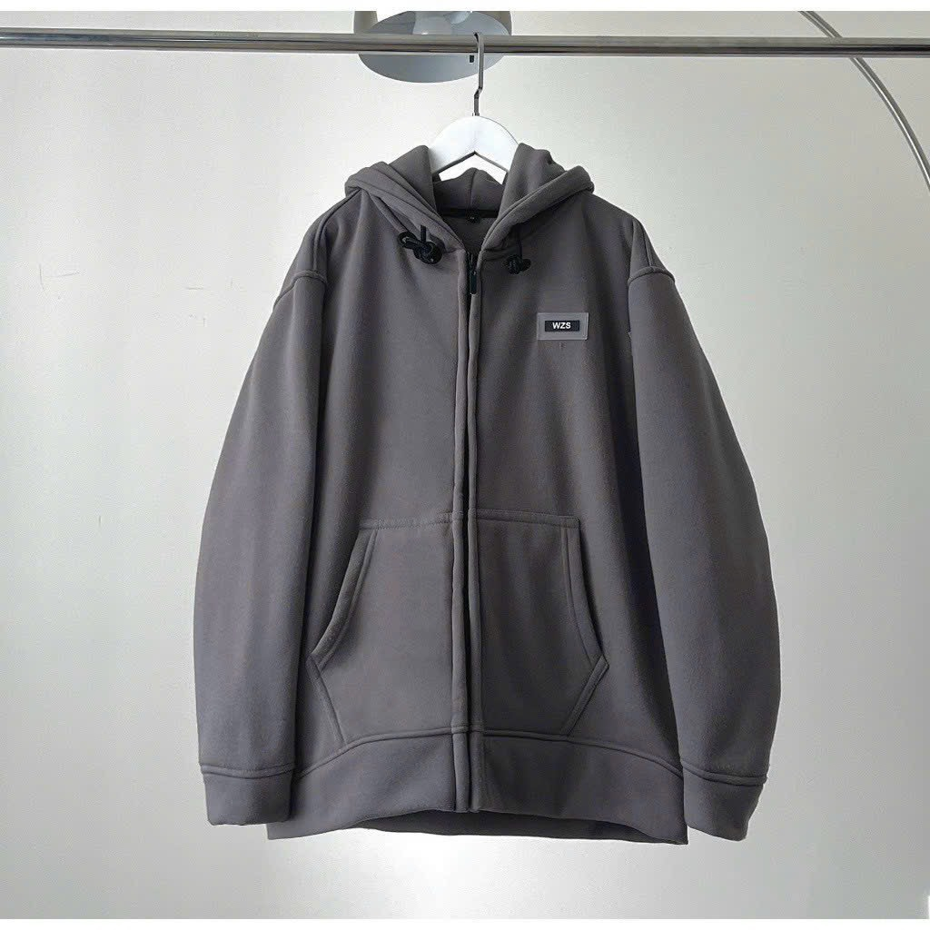 Áo hoodie nỉ Zip Tag WSZ, Áo Hoodie nam nữ Unisex