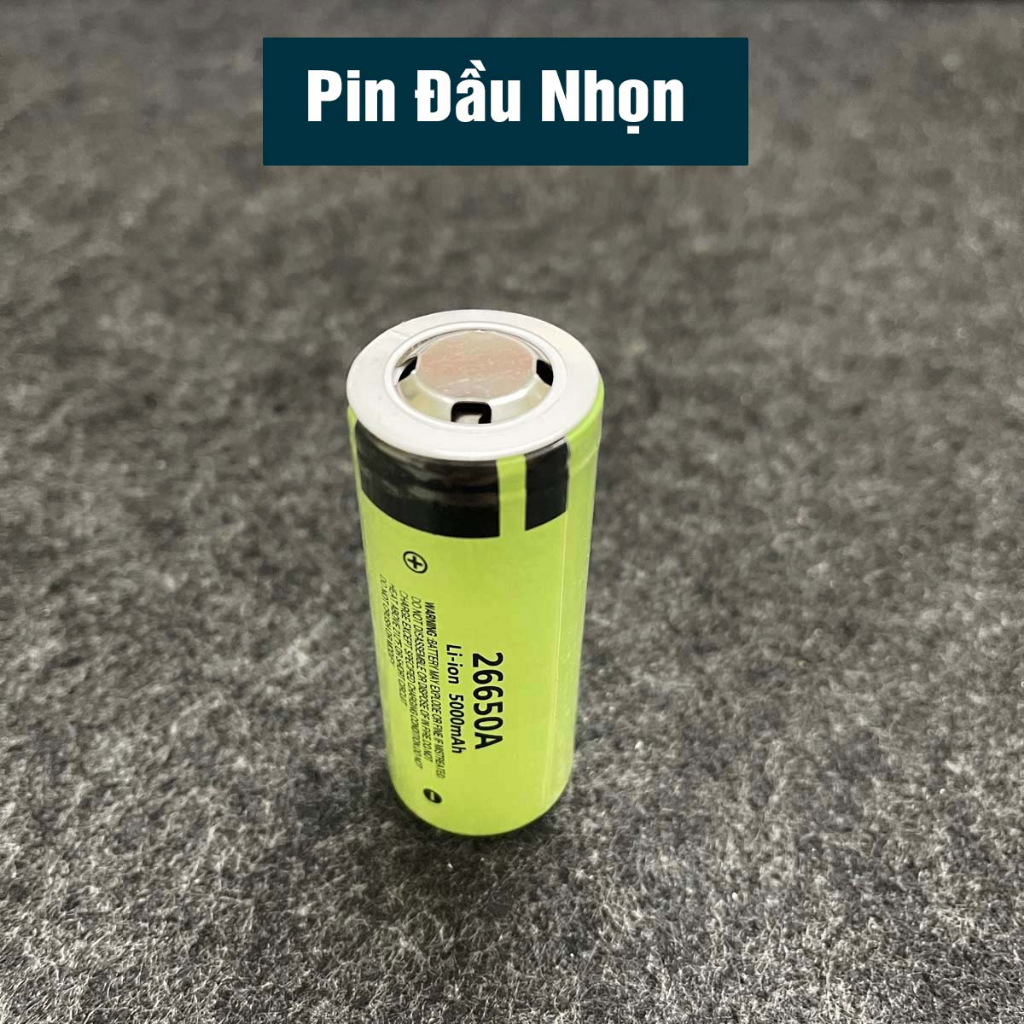 Pin 26650, 5000mAh Li-ion 3,7V pin máy khoan, sạc dự phòng.