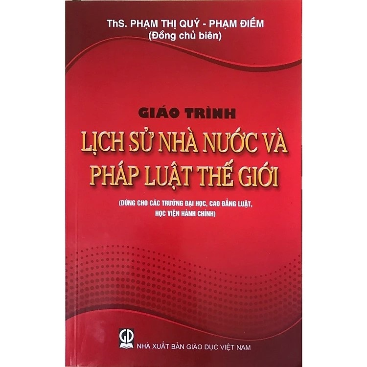 Sách - Giáo Trình Lịch Sử Nhà Nước Và Pháp Luật Thế Giới