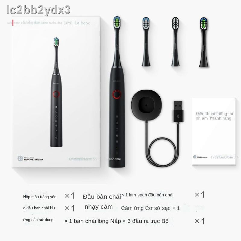 Bàn Chải Điện Cao Cấp Dành Cho Răng Nhạy Cảm Hua.wei Hi.Link LBT-203552A Chống Nước IPX7, 3 Đầu Thay Thế