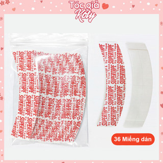 Set 36 miếng keo dán chuyên dụng cho tóc giả siêu dính Supertape