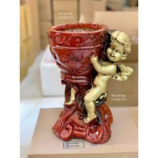 thiên thần đứng Bình hoa  composite