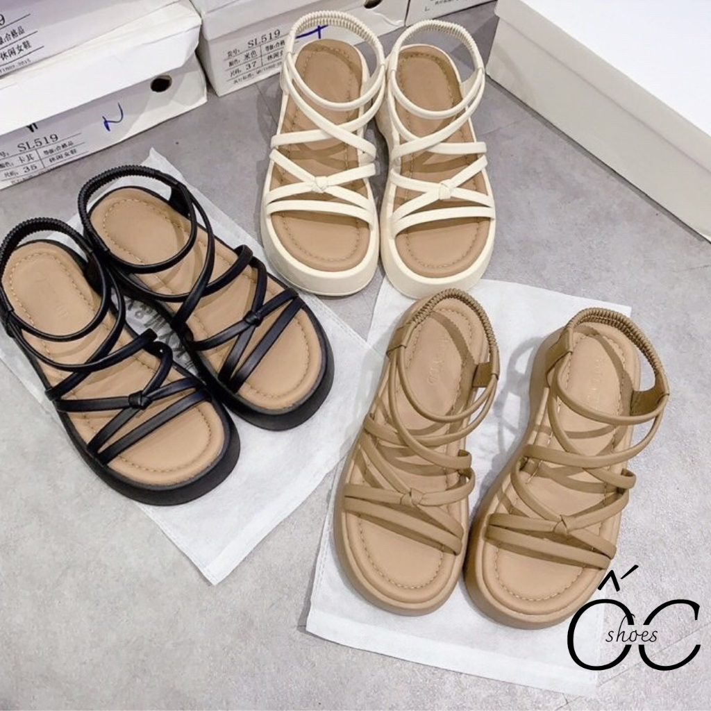 Dép sandal bánh mỳ quai mảnh mã 2382-2