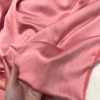 Lụa RuBy Màu Hồng Khổ 1m7 - Chất Mềm Rũ, Mặt Vải Láng, Giãn Nhẹ, Độ Mỏng Vừa - May Đồ Bộ, Đầm Lụa