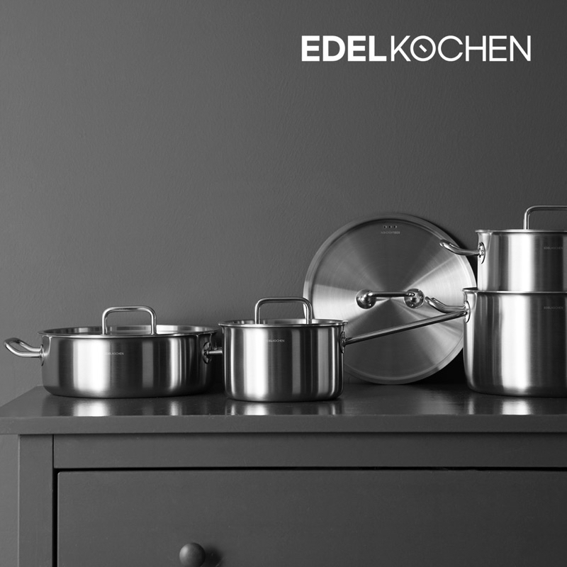 Serie Nồi Edelkochen Profi Đáy Từ Cao Cấp 16cm-20cm-24cm