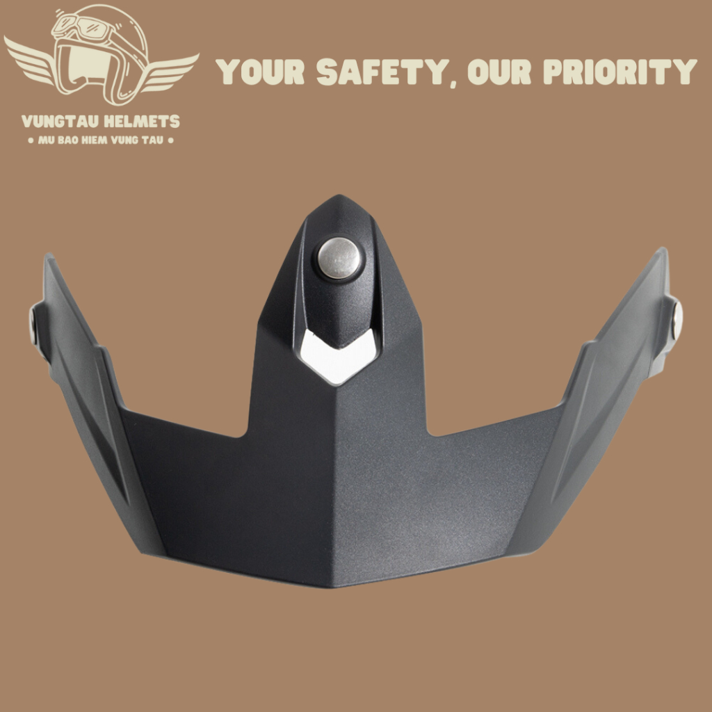 Phụ kiện YOHE - Mái che nón Yohe 890 Navi (Không bao gồm nón) - VungTau Helmets - Nón bảo hiểm chính hãng Vũng Tàu