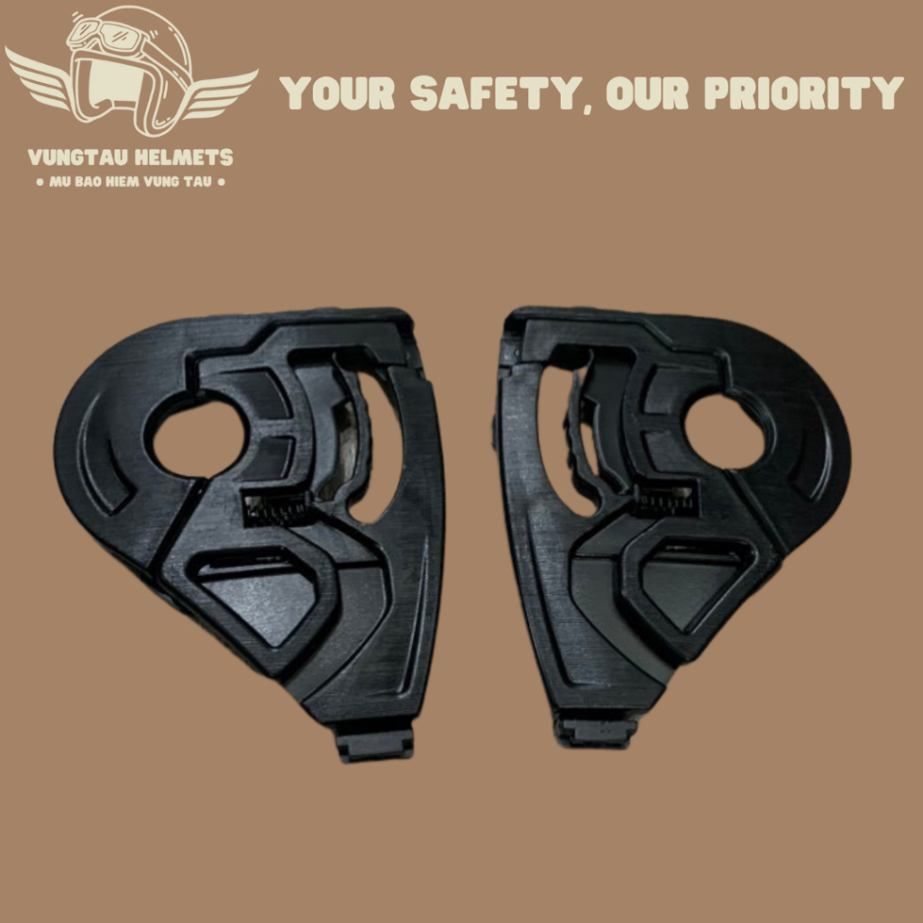 Chốt kính nón 3/4 2 kính YOHE 852 (Không bao gồm nón) - VungTau Helmets - Nón bảo hiểm chính hãng Vũng Tàu