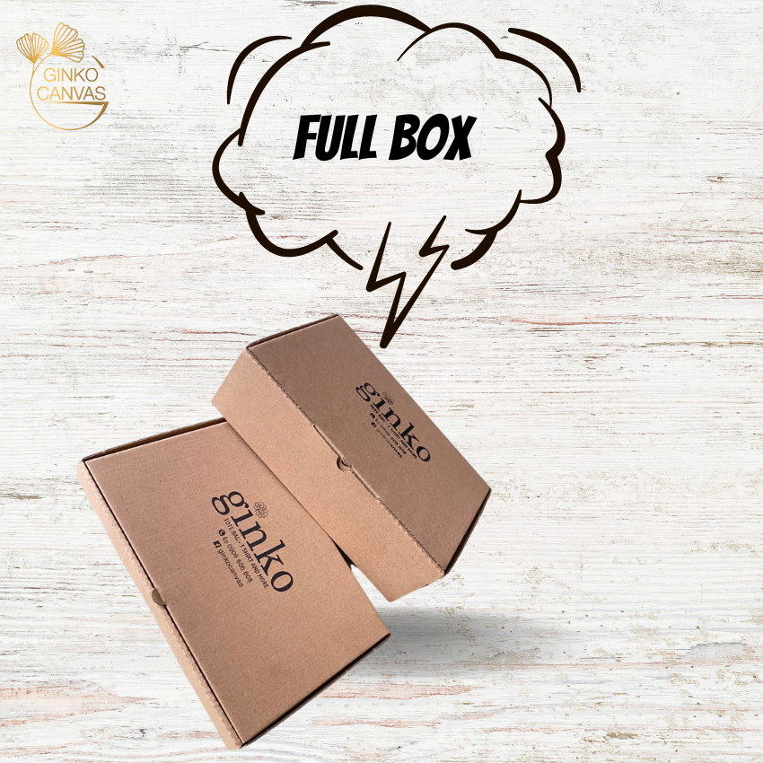 Túi Tote Vải Mộc GINKO Dây Kéo   In Hình BELIEVE IN YOURSELF M28