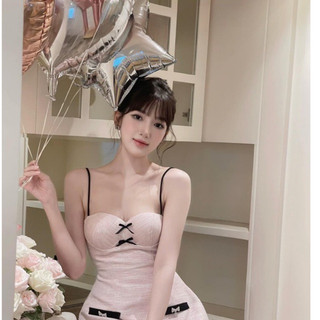 Váy hai dây xinh sang chảnh tặng kèm tag đá cao cấp