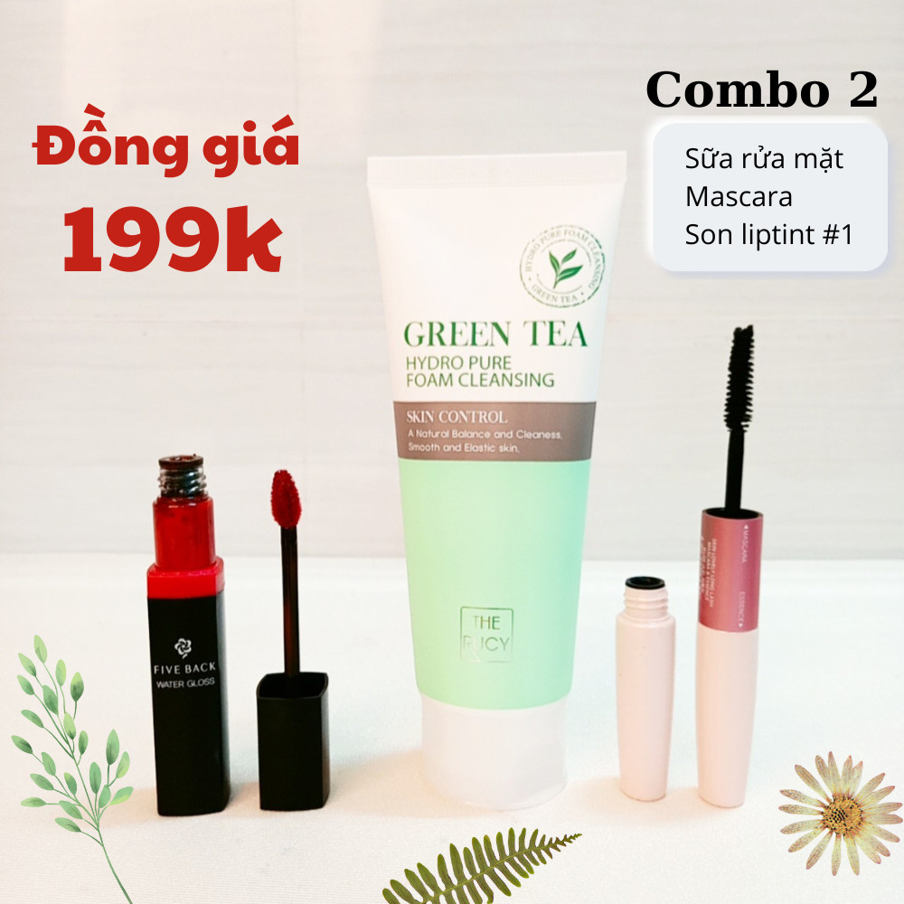 [ĐỒNG GIÁ 199K ] Combo Sữa rửa mặt kèm mỹ phẩm cao cấp Hàn Quốc  The Rucy chính hãng