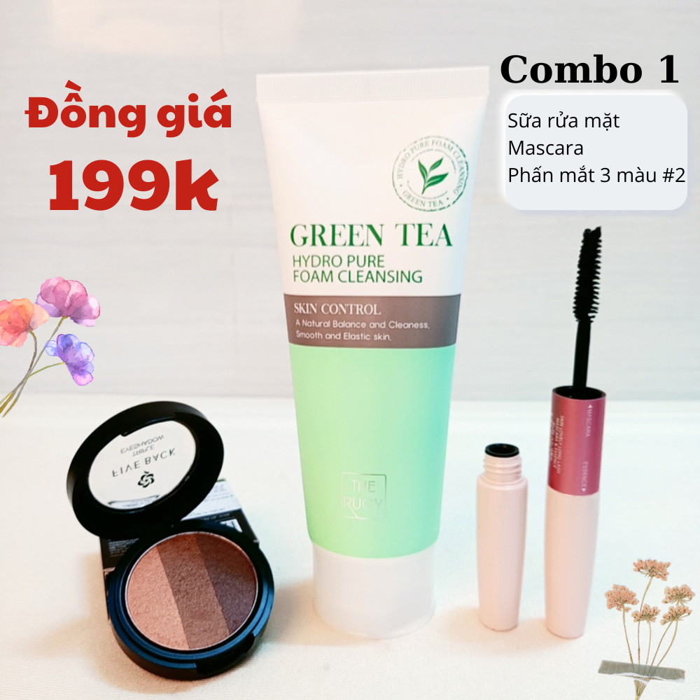 [ĐỒNG GIÁ 199K ] Combo Sữa rửa mặt kèm mỹ phẩm cao cấp Hàn Quốc  The Rucy chính hãng