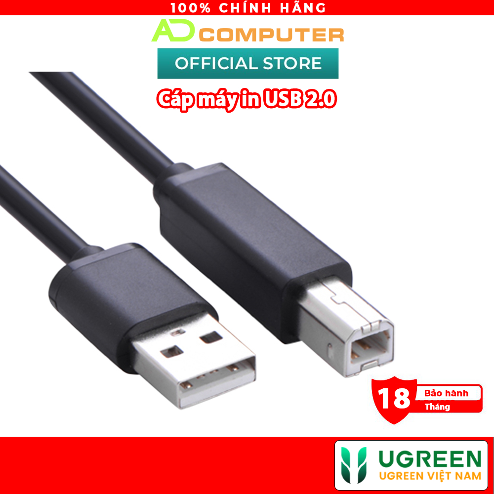 Cáp máy in USB 2.0 UGREEN US104 10845