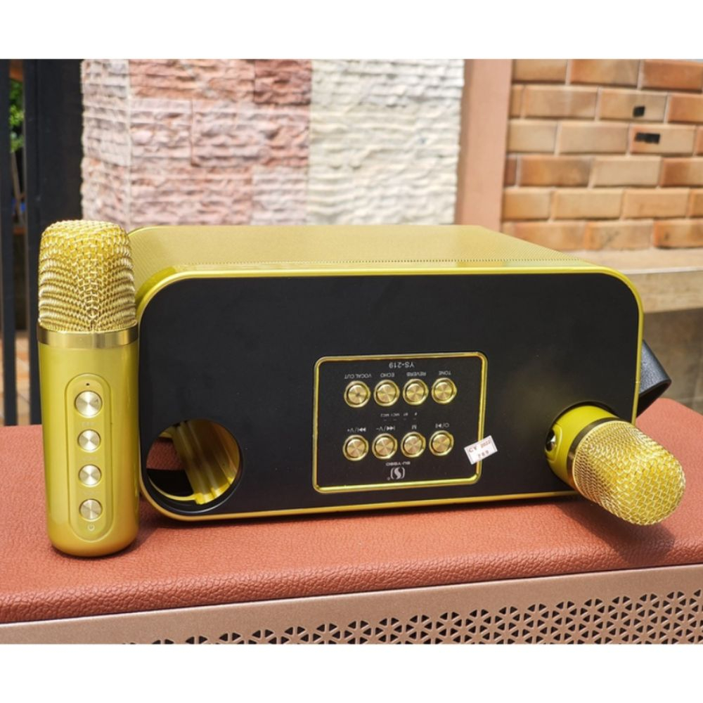 Loa karaoke YS-219, âm thanh sống động, micro hút giọng, bass cực căng, thoả sức làm ca sĩ ngay tại nhà - BH 12 tháng